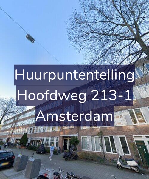 Foto gevel Huurpuntentelling voor Hoofdweg 213-1, Amsterdam