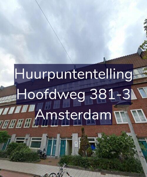 Foto gevel Huurpuntentelling voor Hoofdweg 381-3, Amsterdam