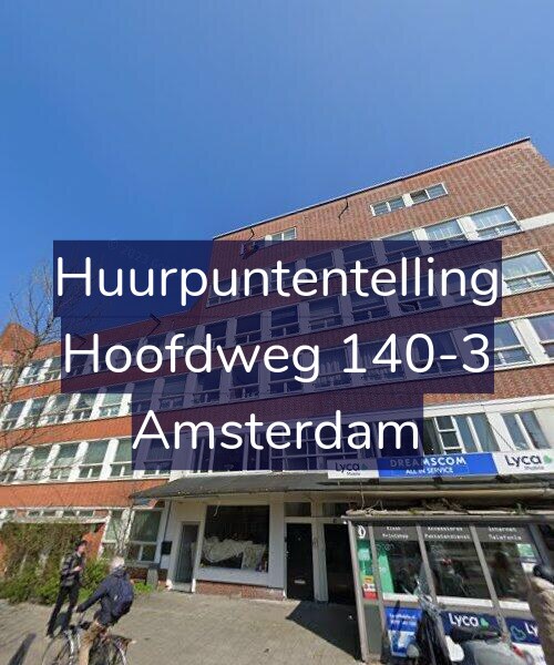 Foto gevel Huurpuntentelling voor Hoofdweg 140-3, Amsterdam