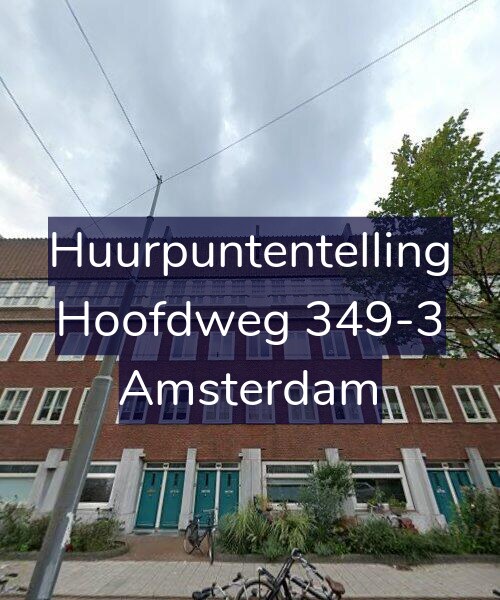 Foto gevel Huurpuntentelling voor Hoofdweg 349-3, Amsterdam