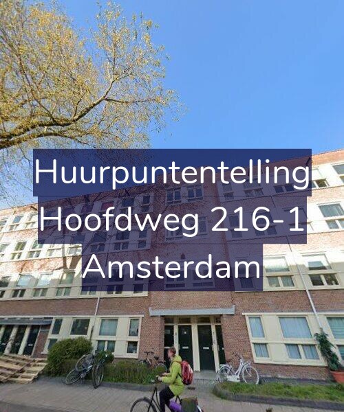 Foto gevel Huurpuntentelling voor Hoofdweg 216-1, Amsterdam