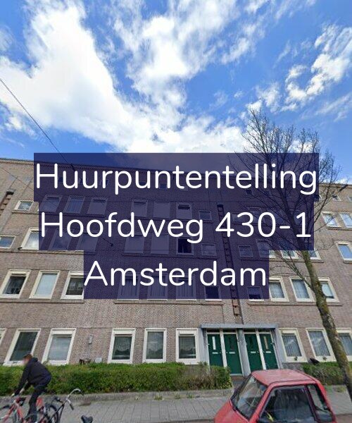 Foto gevel Huurpuntentelling voor Hoofdweg 430-1, Amsterdam