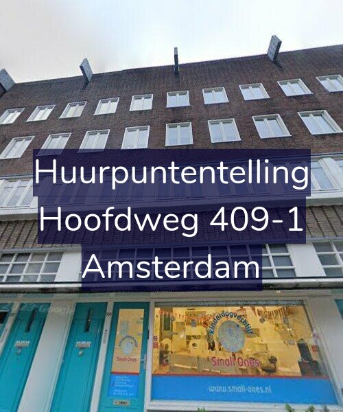 Foto gevel Huurpuntentelling voor Hoofdweg 409-1, Amsterdam