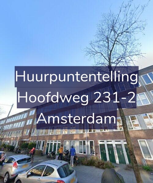 Foto gevel Huurpuntentelling voor Hoofdweg 231-2, Amsterdam