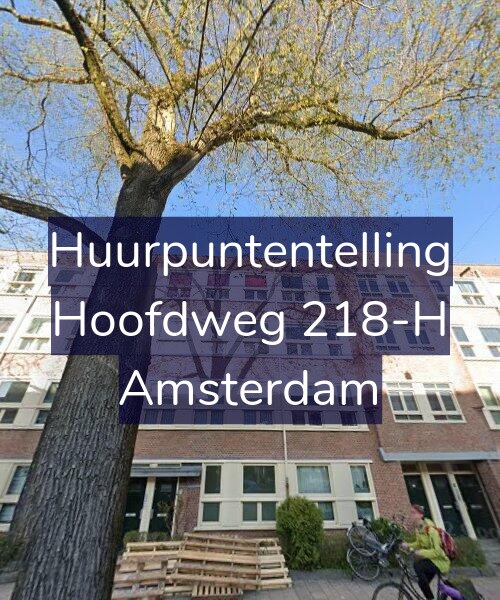 Foto gevel Huurpuntentelling voor Hoofdweg 218-H, Amsterdam