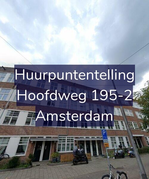 Foto gevel Huurpuntentelling voor Hoofdweg 195-2, Amsterdam