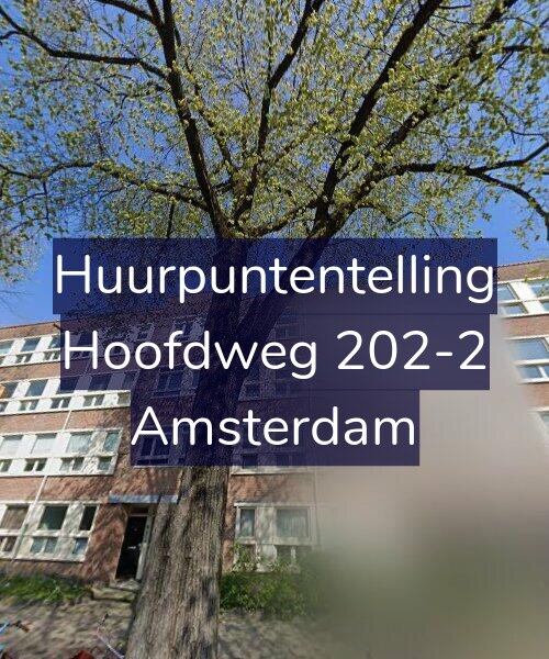 Foto gevel Huurpuntentelling voor Hoofdweg 202-2, Amsterdam