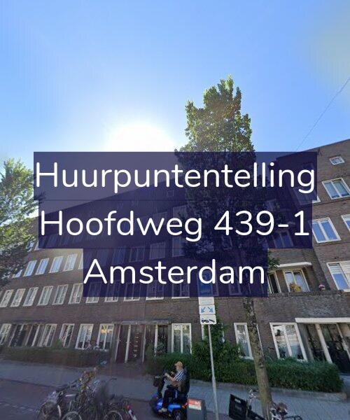 Foto gevel Huurpuntentelling voor Hoofdweg 439-1, Amsterdam