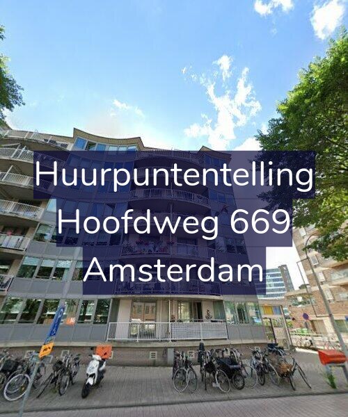 Foto gevel Huurpuntentelling voor Hoofdweg 669, Amsterdam