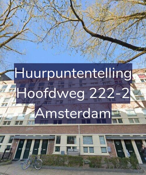 Foto gevel Huurpuntentelling voor Hoofdweg 222-2, Amsterdam