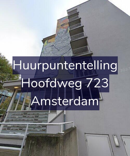 Foto gevel Huurpuntentelling voor Hoofdweg 723, Amsterdam