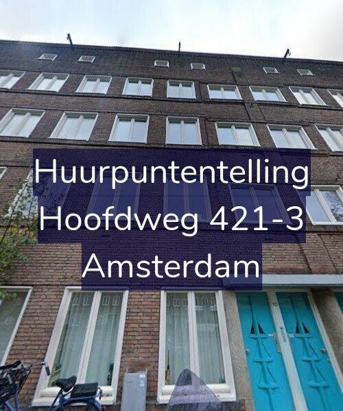 Foto gevel Huurpuntentelling voor Hoofdweg 421-3, Amsterdam