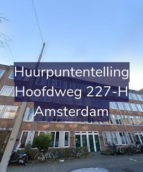 Foto gevel Huurpuntentelling voor Hoofdweg 227-H, Amsterdam