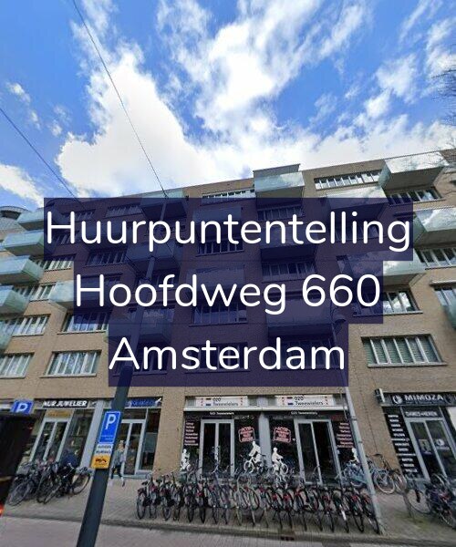 Foto gevel Huurpuntentelling voor Hoofdweg 660, Amsterdam