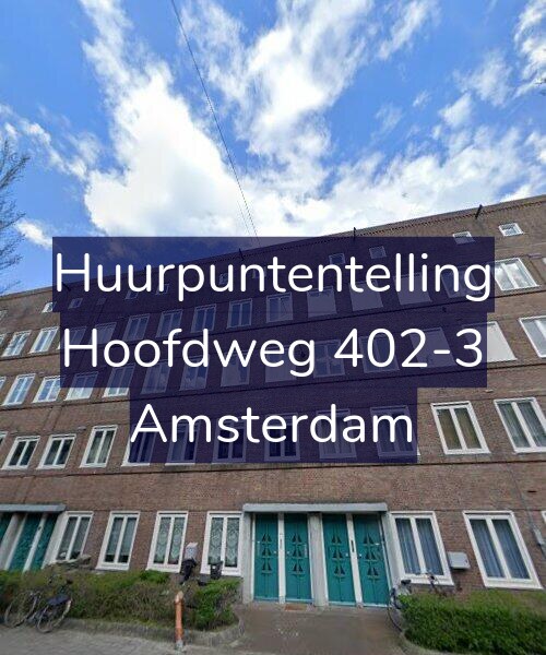 Foto gevel Huurpuntentelling voor Hoofdweg 402-3, Amsterdam
