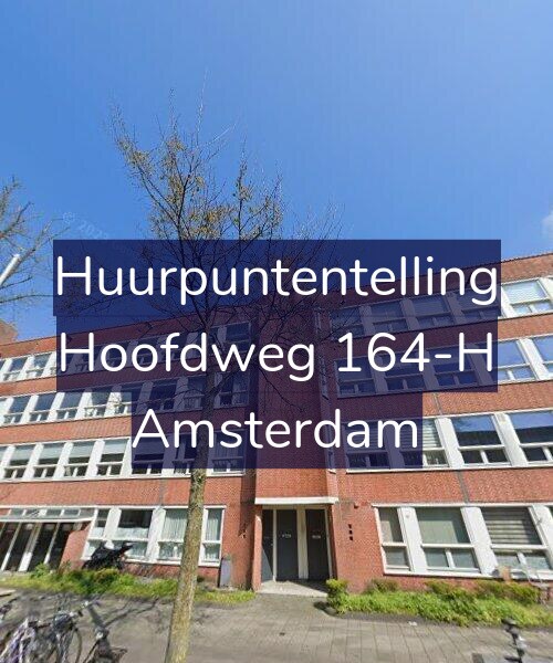 Foto gevel Huurpuntentelling voor Hoofdweg 164-H, Amsterdam