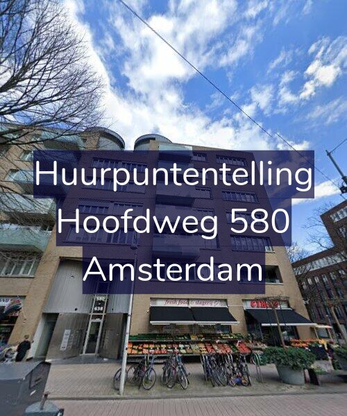 Foto gevel Huurpuntentelling voor Hoofdweg 580, Amsterdam