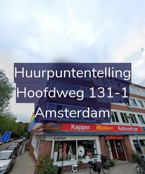 Foto gevel Huurpuntentelling voor Hoofdweg 131-1, Amsterdam