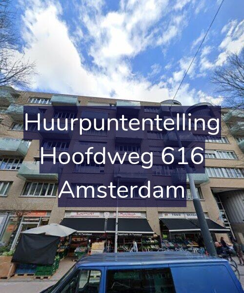 Foto gevel Huurpuntentelling voor Hoofdweg 616, Amsterdam