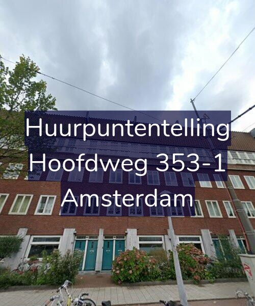 Foto gevel Huurpuntentelling voor Hoofdweg 353-1, Amsterdam