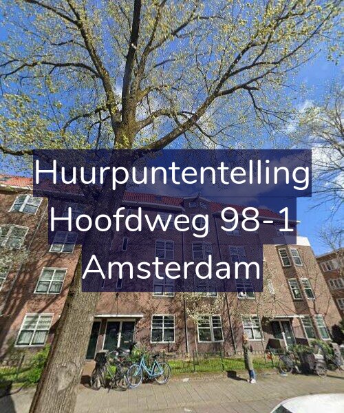 Foto gevel Huurpuntentelling voor Hoofdweg 98-1, Amsterdam