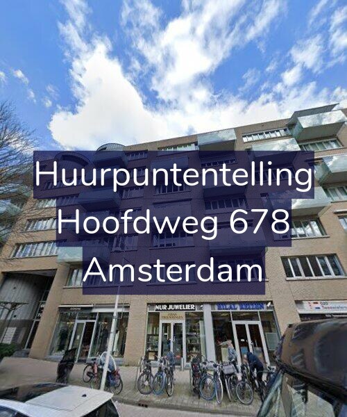 Foto gevel Huurpuntentelling voor Hoofdweg 678, Amsterdam