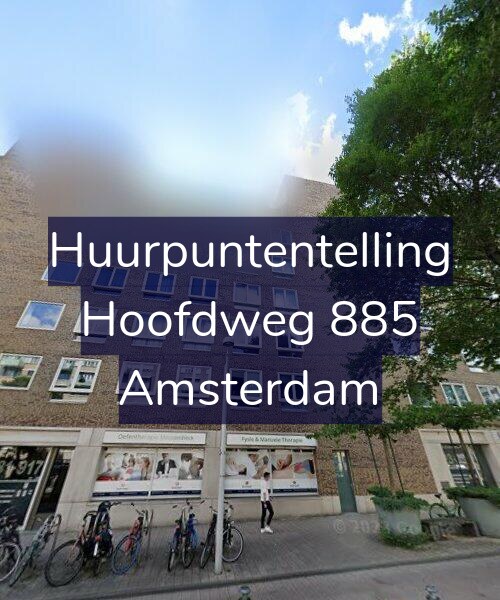 Foto gevel Huurpuntentelling voor Hoofdweg 885, Amsterdam