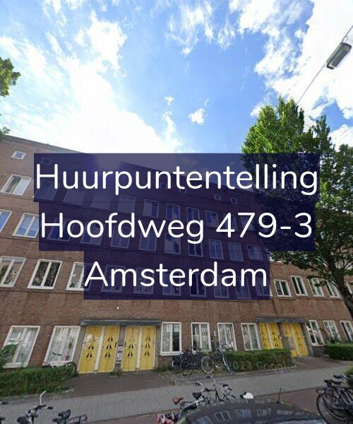 Foto gevel Huurpuntentelling voor Hoofdweg 479-3, Amsterdam