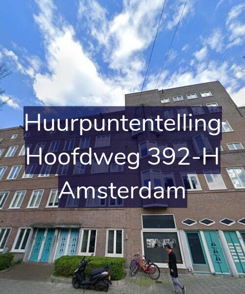 Foto gevel Huurpuntentelling voor Hoofdweg 392-H, Amsterdam