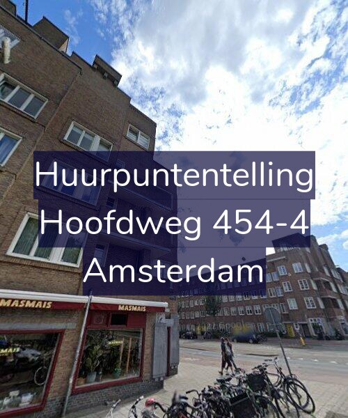 Foto gevel Huurpuntentelling voor Hoofdweg 454-4, Amsterdam