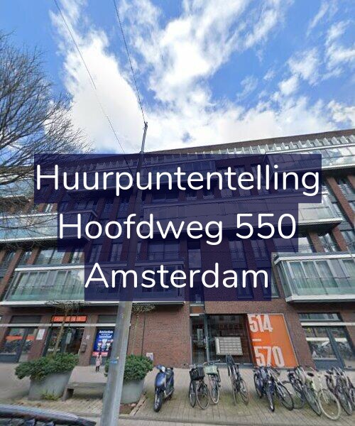 Foto gevel Huurpuntentelling voor Hoofdweg 550, Amsterdam