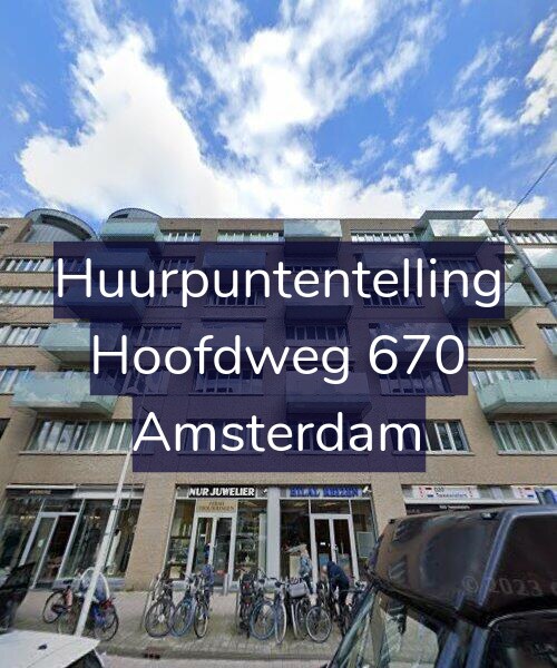 Foto gevel Huurpuntentelling voor Hoofdweg 670, Amsterdam