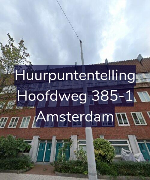 Foto gevel Huurpuntentelling voor Hoofdweg 385-1, Amsterdam