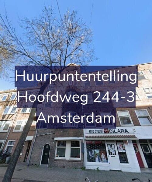 Foto gevel Huurpuntentelling voor Hoofdweg 244-3, Amsterdam