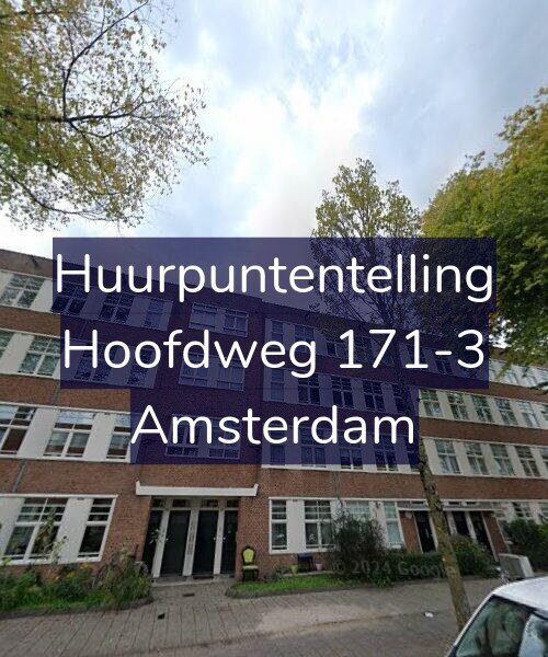 Foto gevel Huurpuntentelling voor Hoofdweg 171-3, Amsterdam