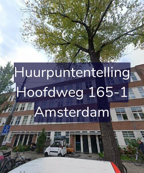 Foto gevel Huurpuntentelling voor Hoofdweg 165-1, Amsterdam