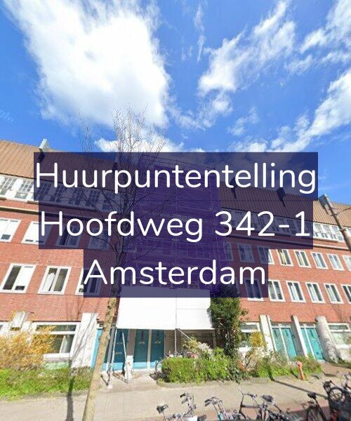 Foto gevel Huurpuntentelling voor Hoofdweg 342-1, Amsterdam