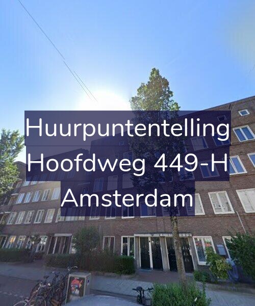Foto gevel Huurpuntentelling voor Hoofdweg 449-H, Amsterdam