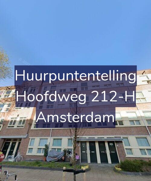Foto gevel Huurpuntentelling voor Hoofdweg 212-H, Amsterdam