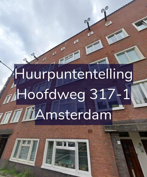 Foto gevel Huurpuntentelling voor Hoofdweg 317-1, Amsterdam