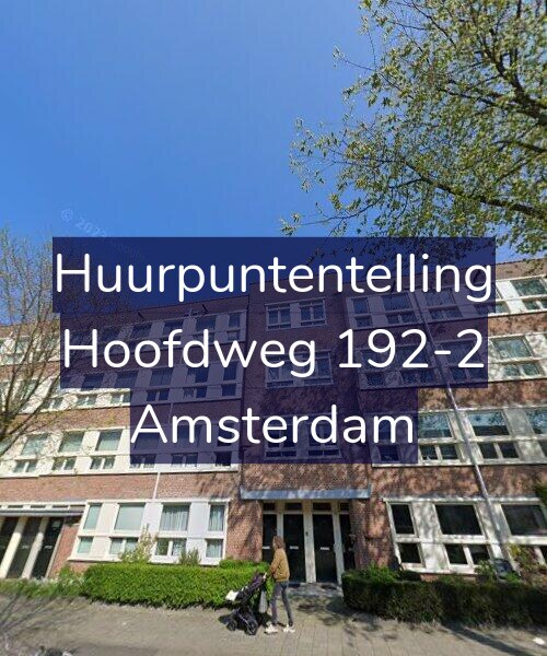 Foto gevel Huurpuntentelling voor Hoofdweg 192-2, Amsterdam
