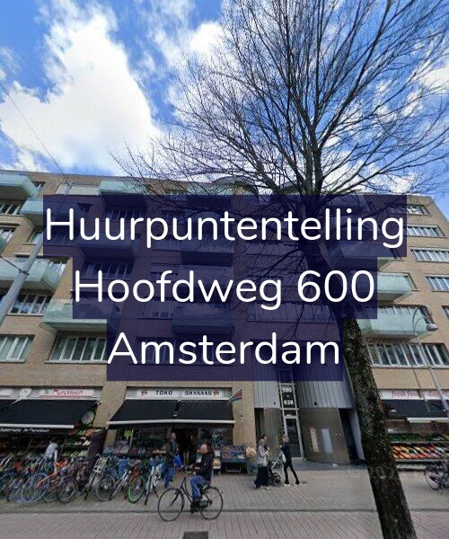 Foto gevel Huurpuntentelling voor Hoofdweg 600, Amsterdam
