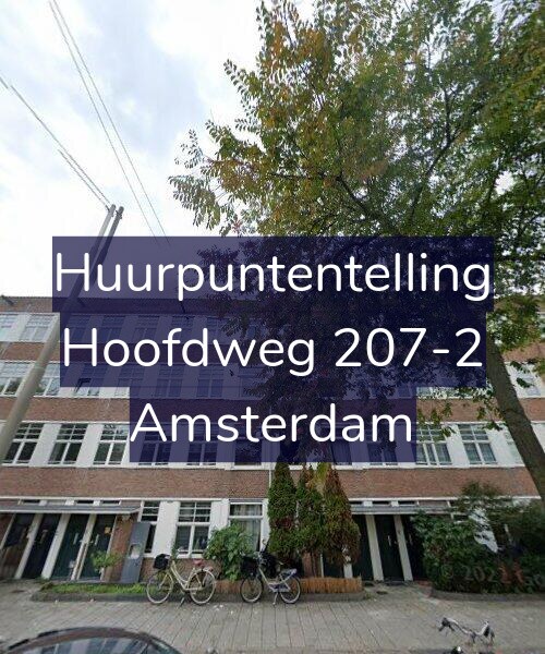 Foto gevel Huurpuntentelling voor Hoofdweg 207-2, Amsterdam