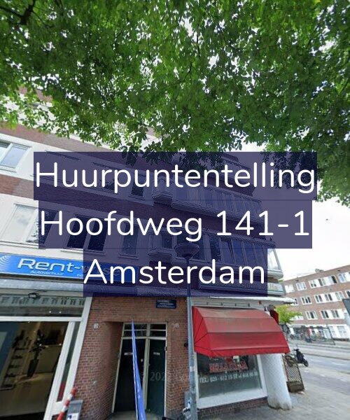 Foto gevel Huurpuntentelling voor Hoofdweg 141-1, Amsterdam