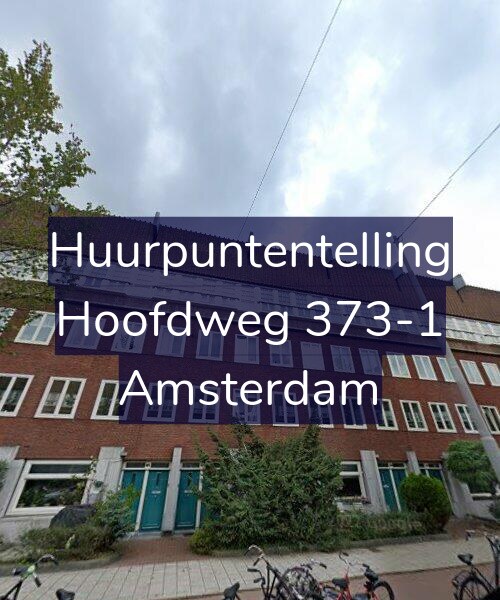 Foto gevel Huurpuntentelling voor Hoofdweg 373-1, Amsterdam