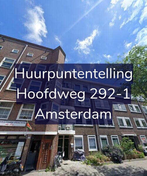 Foto gevel Huurpuntentelling voor Hoofdweg 292-1, Amsterdam