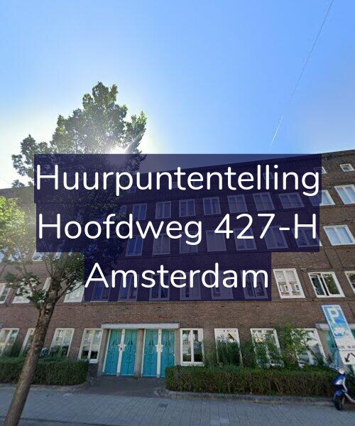 Foto gevel Huurpuntentelling voor Hoofdweg 427-H, Amsterdam