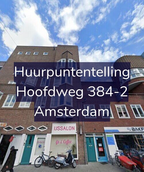 Foto gevel Huurpuntentelling voor Hoofdweg 384-2, Amsterdam