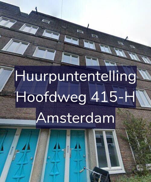 Foto gevel Huurpuntentelling voor Hoofdweg 415-H, Amsterdam