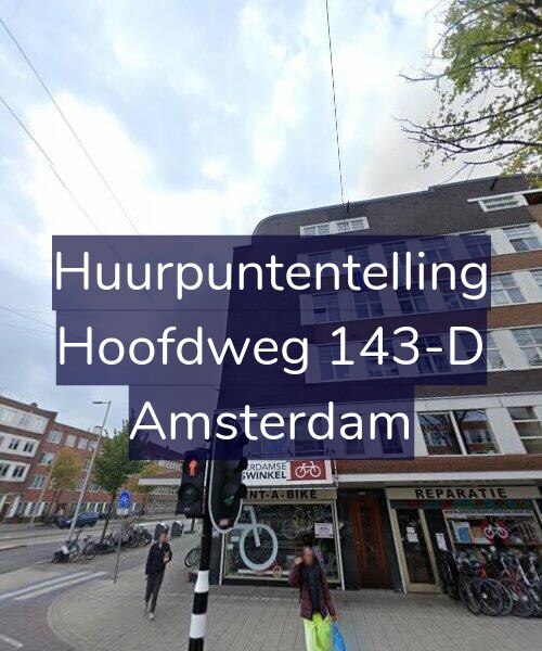 Foto gevel Huurpuntentelling voor Hoofdweg 143-D, Amsterdam